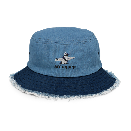 Penguin Denim Bucket Hat