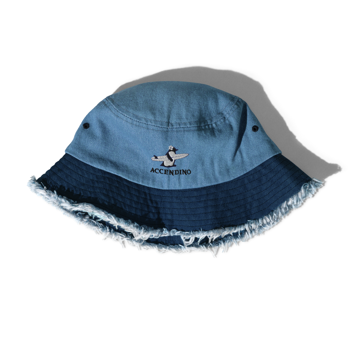 Penguin Denim Bucket Hat