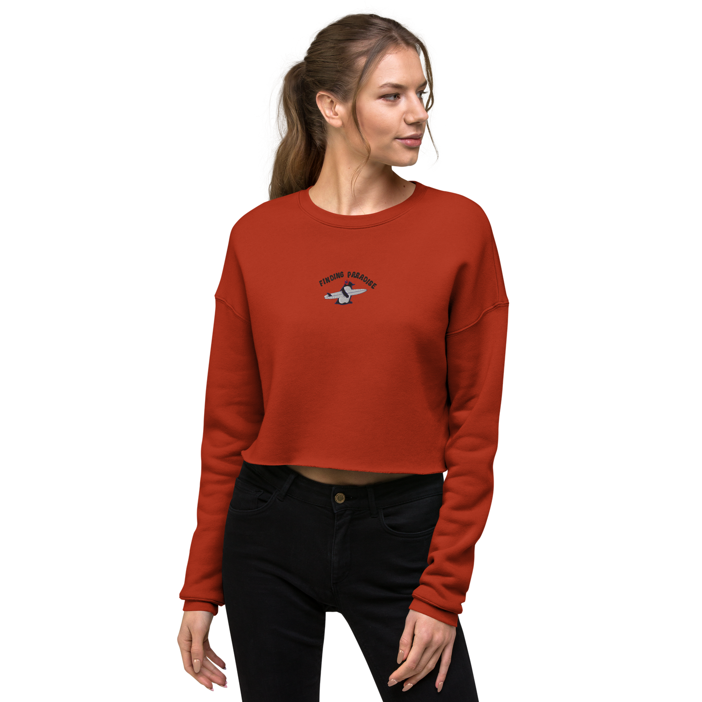 Finding Paradise Long Sleeve Crop Top