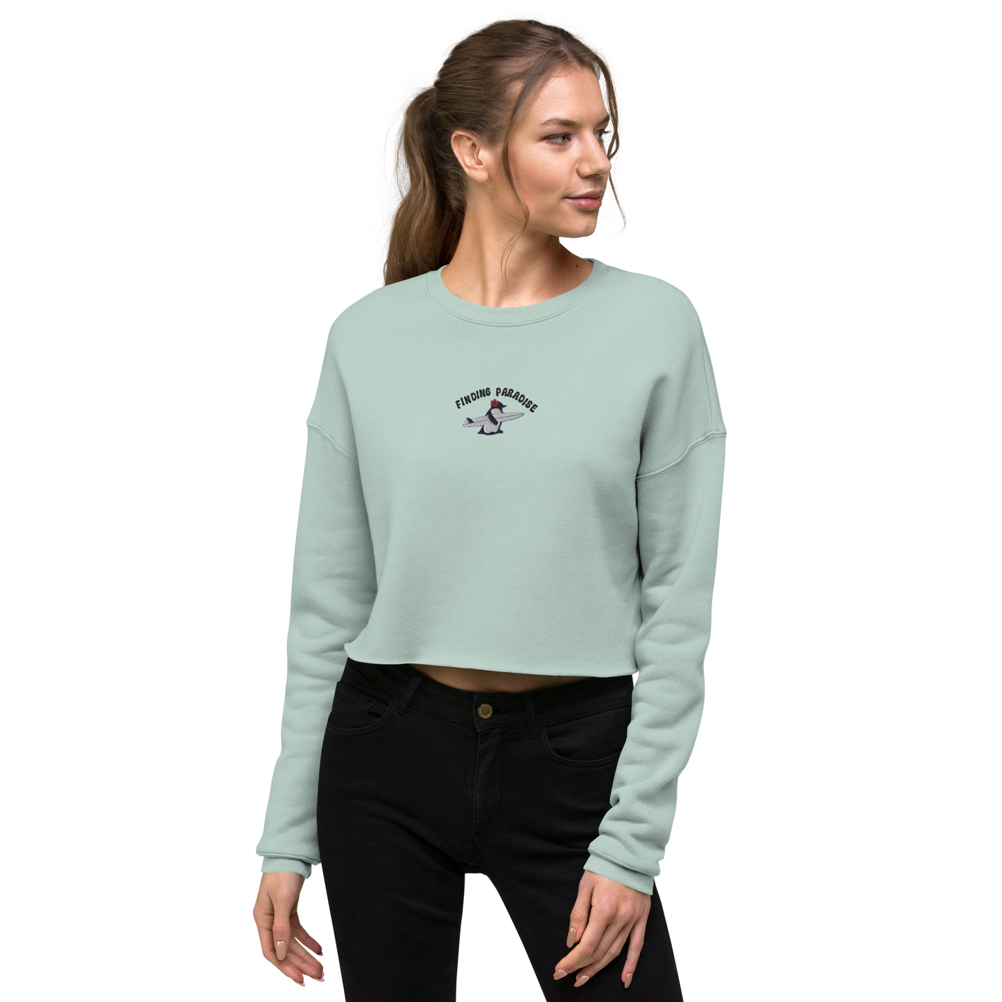 Finding Paradise Long Sleeve Crop Top