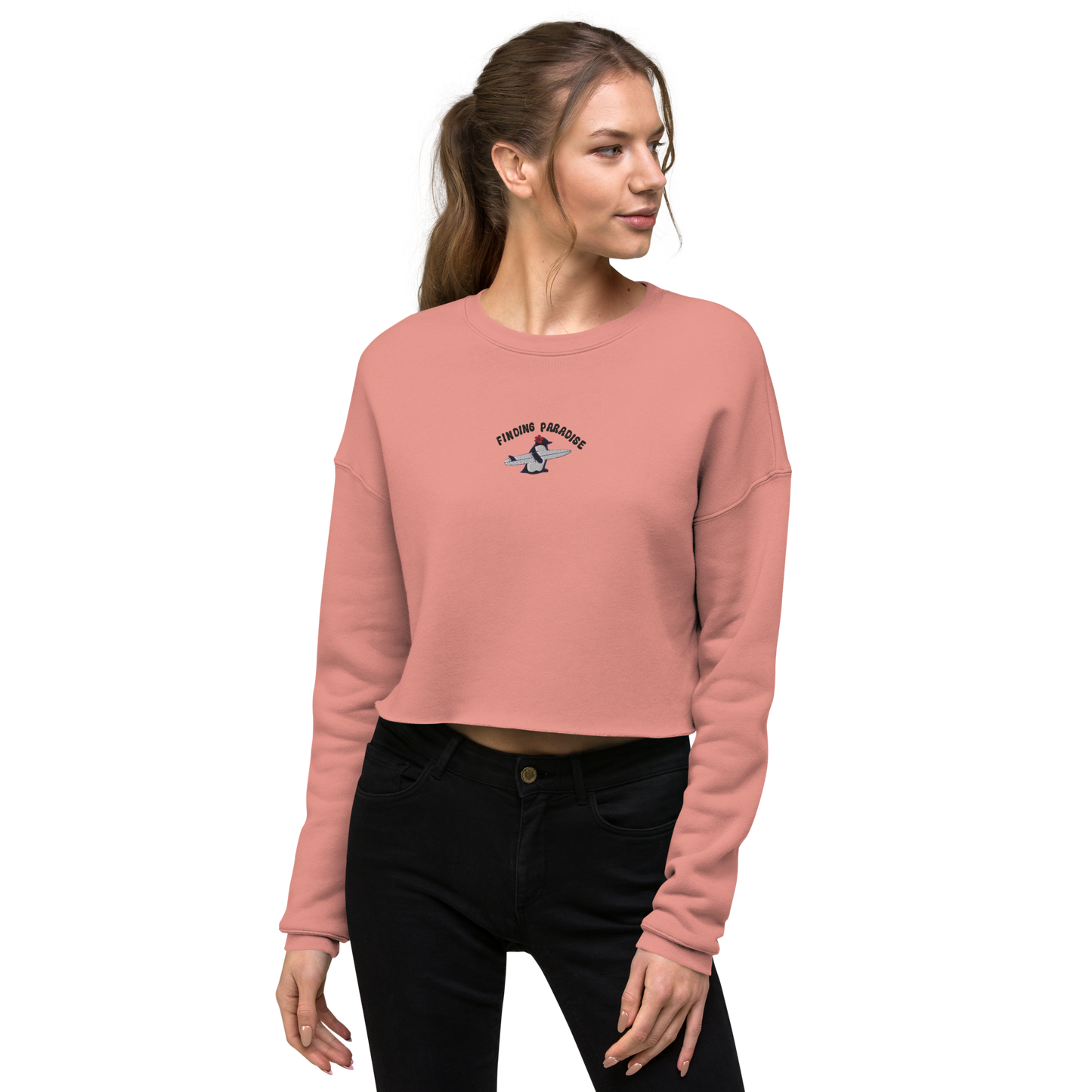 Finding Paradise Long Sleeve Crop Top