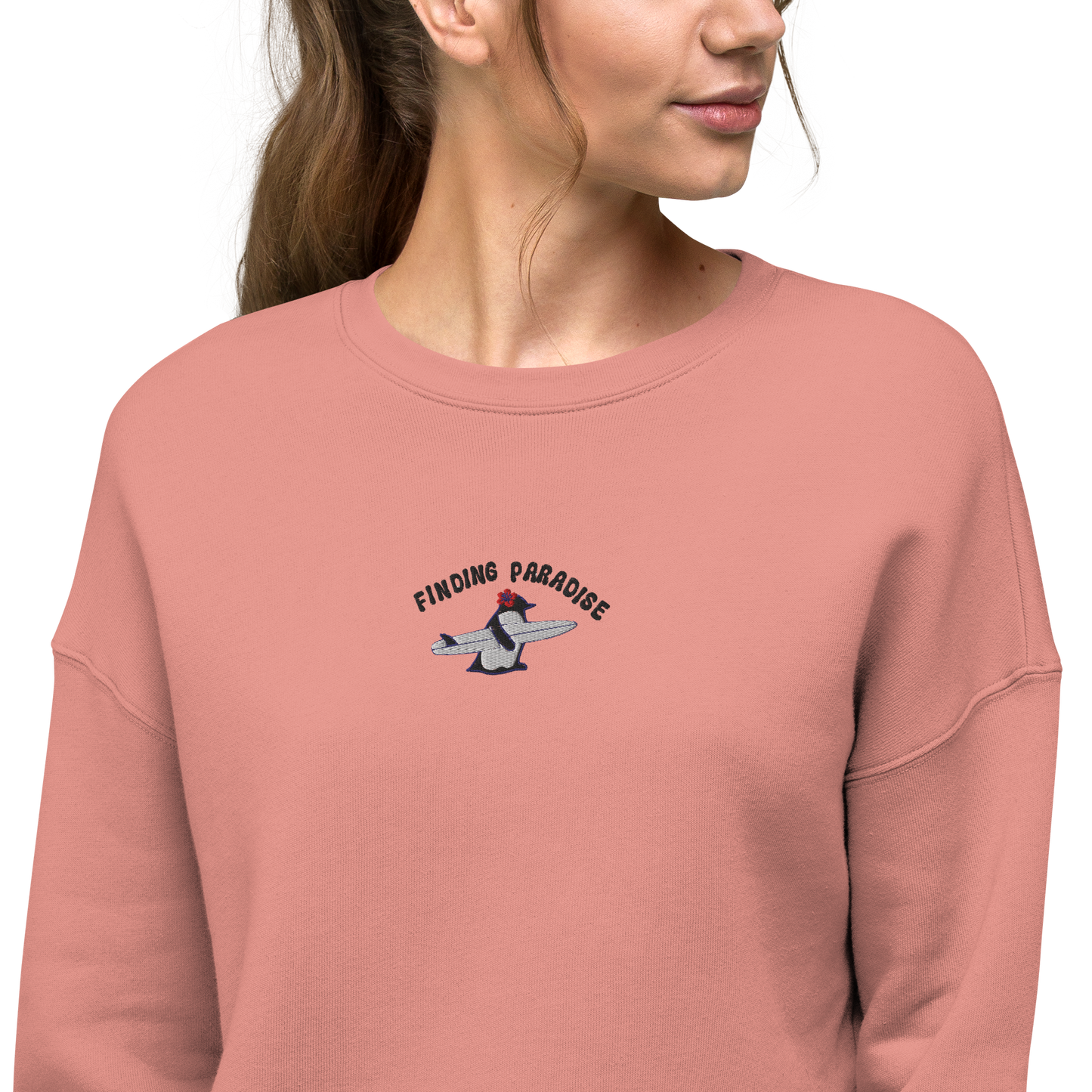 Finding Paradise Long Sleeve Crop Top